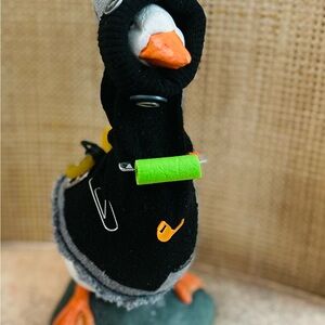 Porch/desk 9”goose sock charm outfit